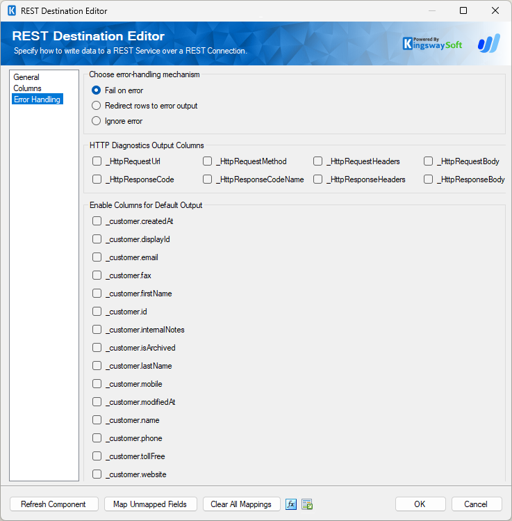 Wave Accounting Destination - Error Handling